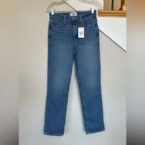NWT Paige Jacqueline Ankle Straight Jeans Womens Size 27 / Size 4 ~ High-Rise